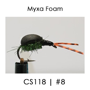English Foam Fly | SC118 Zig Orange Snail