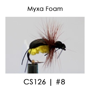 Английски Мухи Foam | SC126 Yellow Clawler