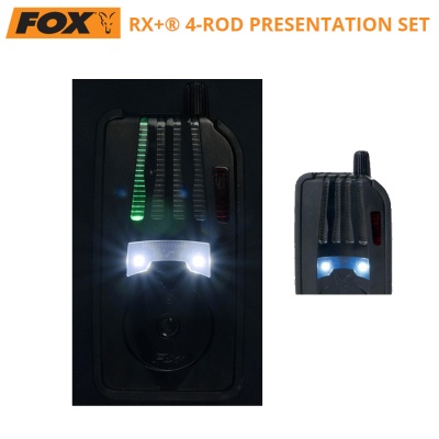 Комплект сигнализатори Fox Micron RX+ 4-Rod Presentation Set CEI158