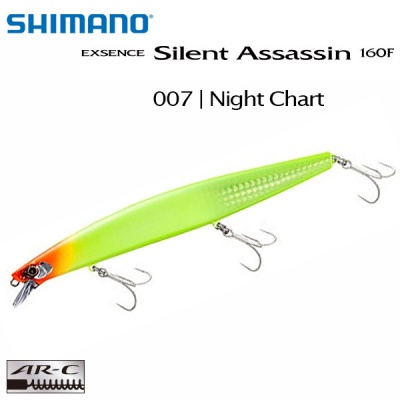 Shimano Exsence Silent Assassin 160F XM-116S | 007 | Night Chart