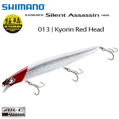 Shimano Exsence Silent Assassin 140S | XM-240N | 013 | Kyorin Red Head