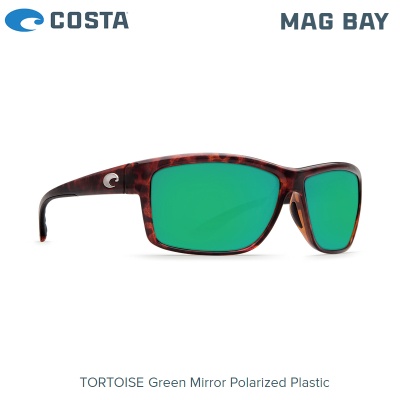 Costa Mag Bay | Tortoise | Green Mirror 580P | Очила