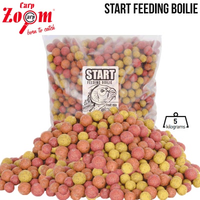Протеинови топчета Carp Zoom Start Feeding Boilie | 5кг Плодов Микс