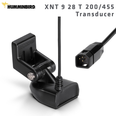 Humminbird XNT-9-28-T - 200/455 kHz Transom Single/DualBeam Transducer