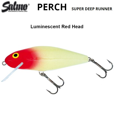 Salmo Perch 14 SDR | LRH Luminescent Red Head