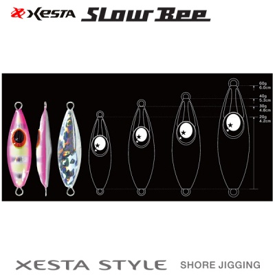 Xesta Slow Bee 60г | Шор медленный джиг