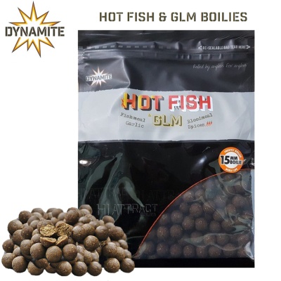 Dynamite Baits Hot Fish and GLM Boilies
