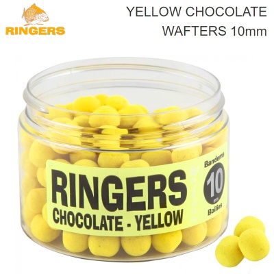 Ringers Chocolate Yellow Wafters 10mm Bandem Boilies PRNG49
