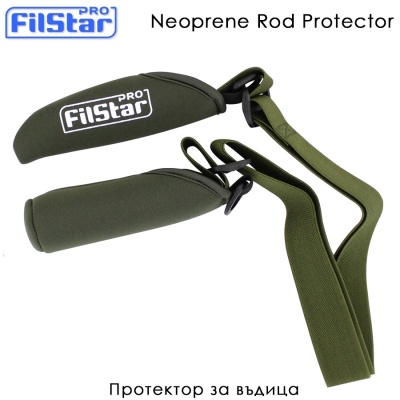 Neoprene Rod Protector with Strap