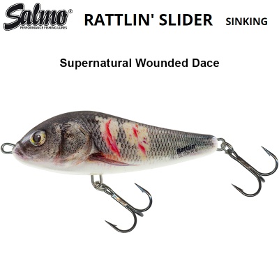 Воблер Salmo Rattlin Slider 8S | SWD Supernatural Wounded Dace