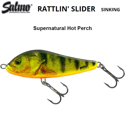 Воблер Salmo Rattlin Slider 8S | SHP Supernatural Hot Perch