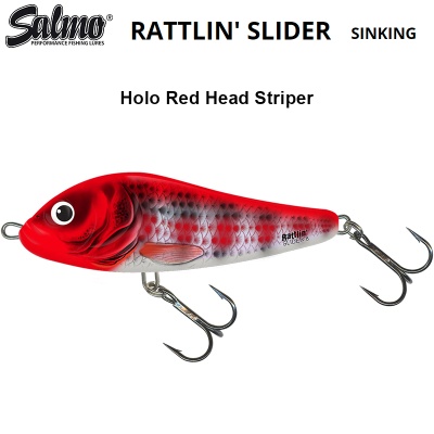 Воблер Salmo Rattlin Slider 8S | HRS Holo Read Head Striper