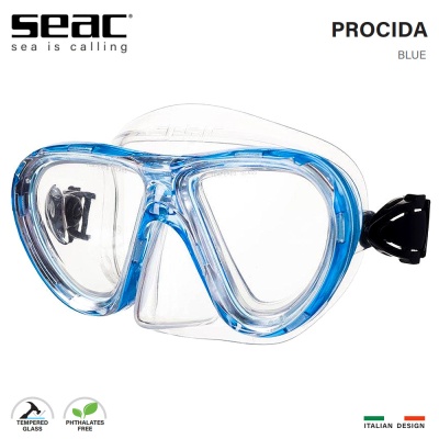 Seac Sub Procida Blue Frame Snorkeling Mask for Children