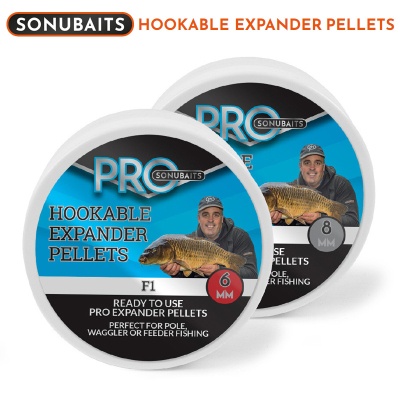 SonuBaits Pro Hookable Expander Pellets 8mm | S0820016 | F1