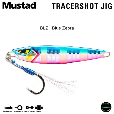 Mustad Tracershot Jig | BLZ Blue Zebra