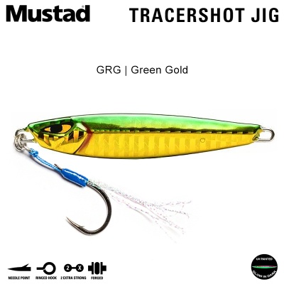Mustad Tracershot Jig | GRG Green Gold