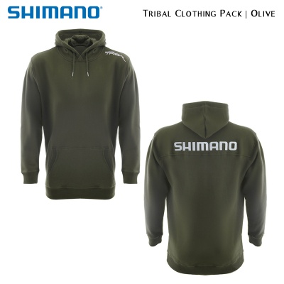 Комплект блузи Shimano Tribal Clothing Pack Olive | SHPACKOL01 | Блуза с дълъг ръкав и качулка