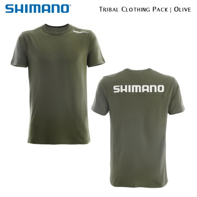 Shimano Tribal Clothing Pack Olive | SHPACKOL01 | T-Shirt
