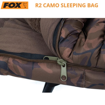 FOX R2 Camo Sleeping Bag | CSB067 | Sherpa fleece lined upper layer