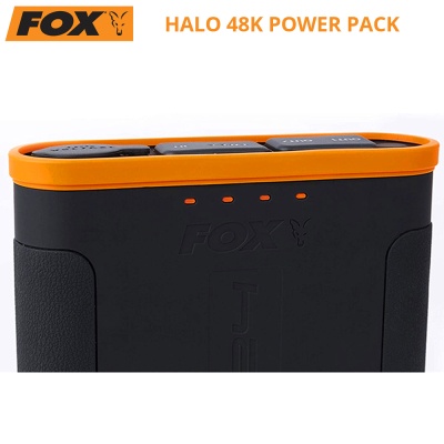 Fox Halo Power 48K | CEI177 | Power Bank 48 000mAh | LED lights indicating the remaining battery life 