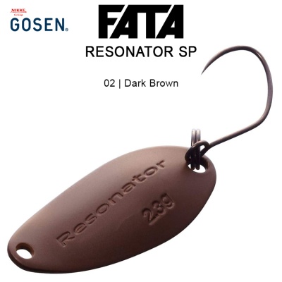 Микро клатушка за пъстърва Gosen FATA Resonator SP | 02 Dark Brown