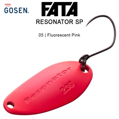 Trout Fishing Spoon Gosen FATA Resonator SP | 05 Fluorescent Pink