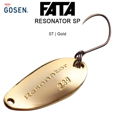 Trout Fishing Spoon Gosen FATA Resonator SP | 07 Gold
