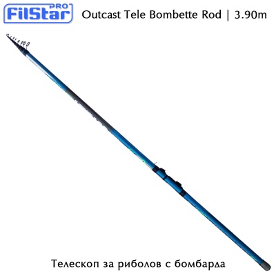 Telescopic Rod for Bombarda Fishing Filstar Outcast Tele Bombette 3.90m 20-60g
