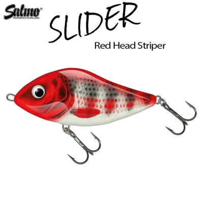 Salmo Slider | Red Head Striper HRS