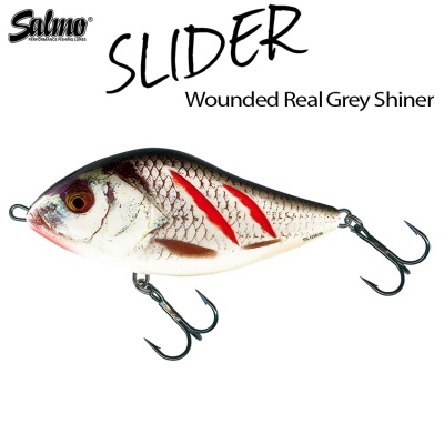 Salmo Slider | Wounded Real Grey Shiner WRGS
