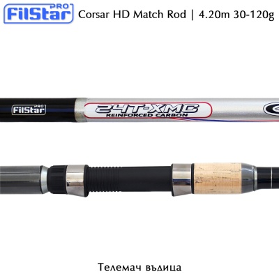 Telematch rod Filstar Corsar HD Match 4.20m