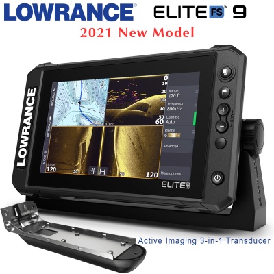 Сонар Lowrance Elite-9 FS със сонда Active Imaging 3-in-1