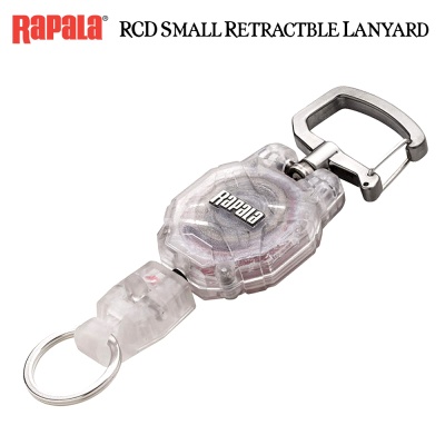 Rapala RCD Small Retractable Lanyard 70cm | Clear color
