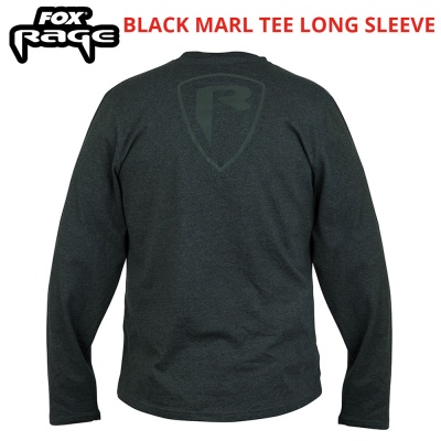 Черная футболка с длинными рукавами Fox Rage | Рубашка с длинным рукавом