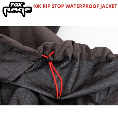 Fox Rage 10K Ripstop Waterproof Jacket | Adjustable draw-cord hem