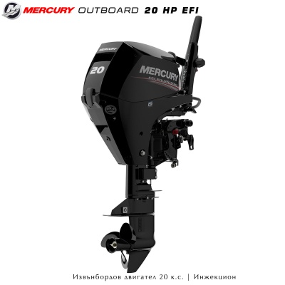 Mercury 20 EFI | Outboard motor | Tiller handle
