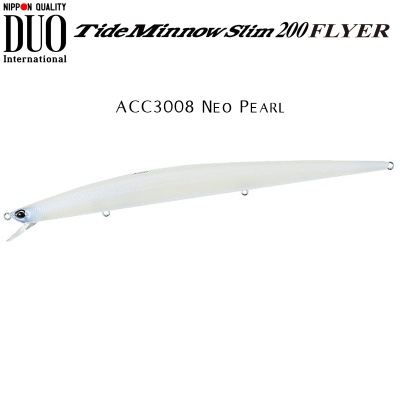 DUO Tide Minnow Slim 200 FLYER | ACC3008 Neo Pearl