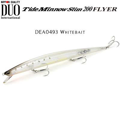 DUO Tide Minnow Slim 200 FLYER | DEA0493 Whitebait