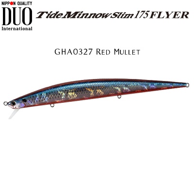 DUO Tide Minnow Slim Flyer 175 | GHA0327 Red Mullet