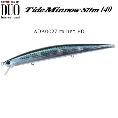 DUO Tide Minnow Slim 140 | ADA0027 Mullet HD