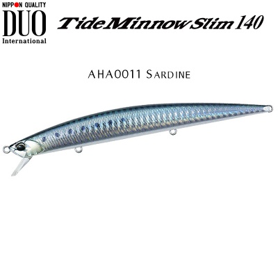 DUO Tide Minnow Slim 140 | AHA0011 Sardine