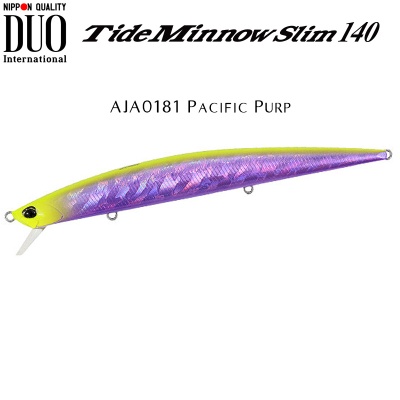 DUO Tide Minnow Slim 140 | AJA0181 Pacific Purp