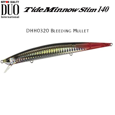 DUO Tide Minnow Slim 140 | DHH0320 Bleeding Mullet