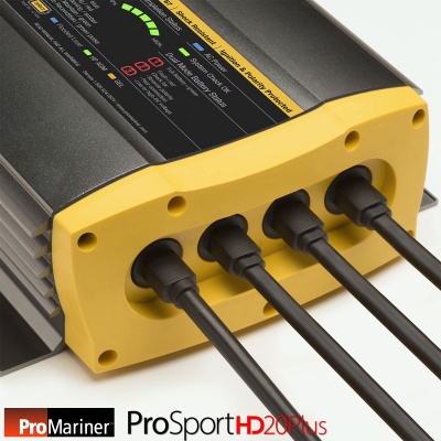ProMariner ProSportHD 20 Plus | 3-Bank 20 Amps | Battery Charger