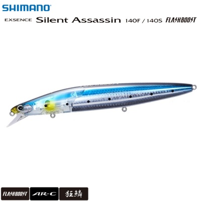 Shimano Exsence Silent Assassin 140F FLASH BOOST