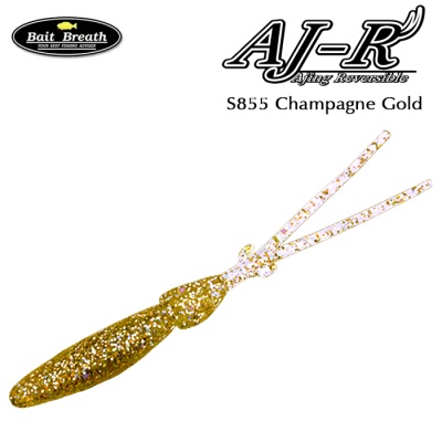 Силиконова примамка скариди Bait Breath AJ-R S855 Champagne Gold