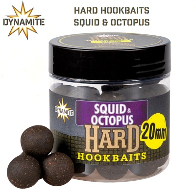 Твърди протеинови топчета Dynamite Baits Squid & Octopus Hard Hookbaits 20mm