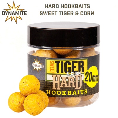 Dynamite Baits Sweet Tiger & Corn Hard Hookbaits 20mm