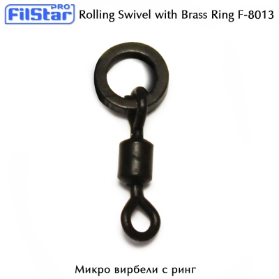 Rolling Swivel with Brass Ring F8013