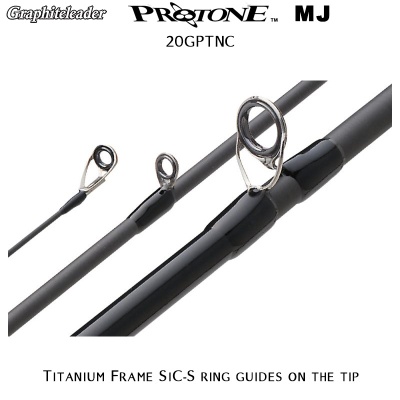 Protone MJ 20GPTNC-652-2-MJ | Fuji SiC-S LKW guides in titanium frame on the tip